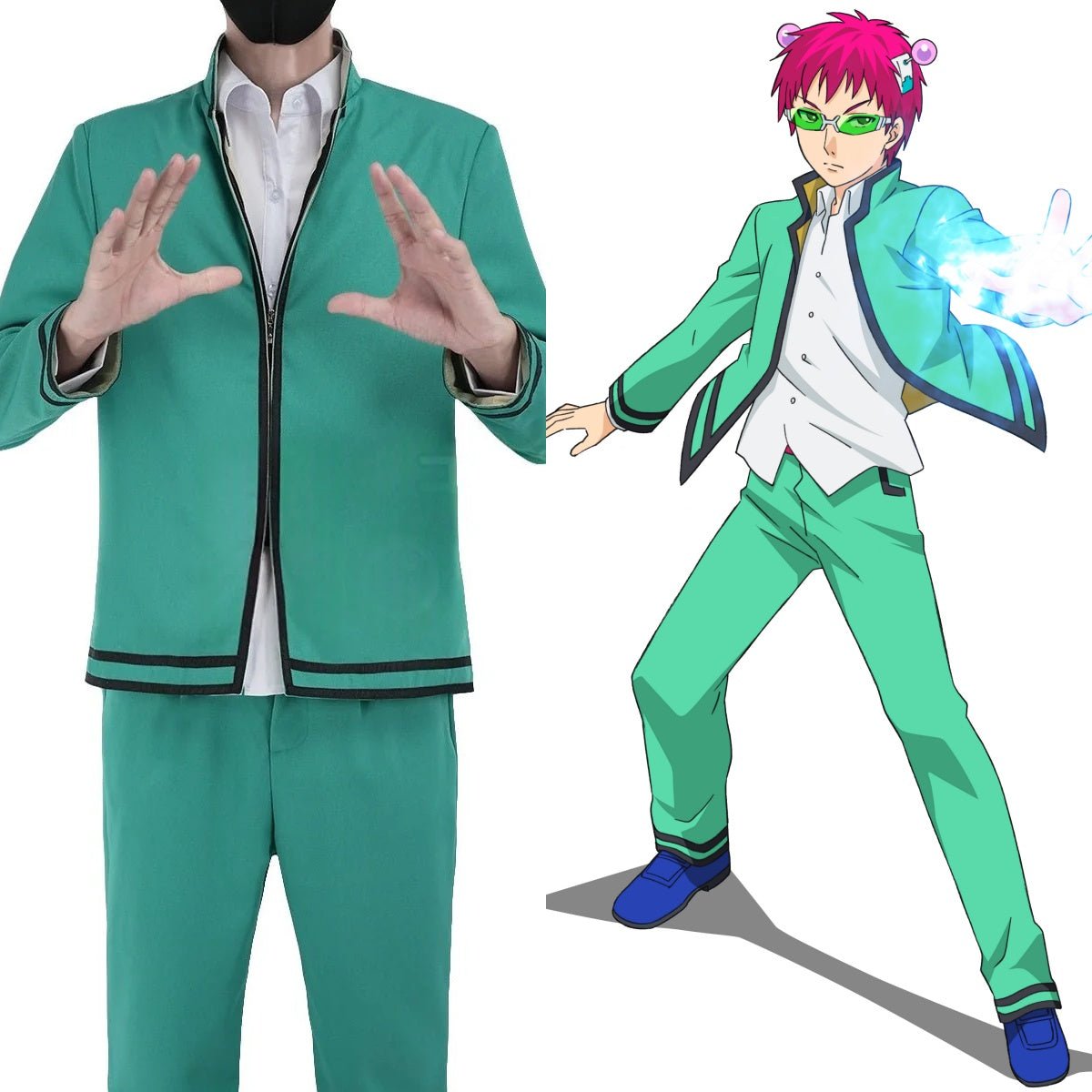 The Disastrous Life of Saiki K. Private PK Academy School Uniform Cosplay Costume - Coscosmos