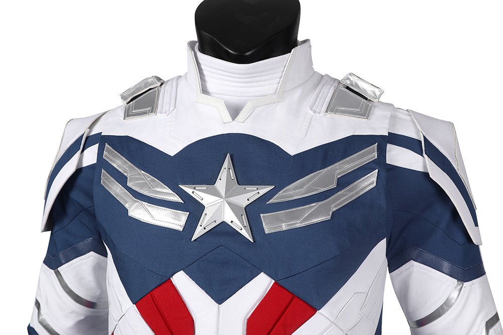The Falcon and the Winter Soldier New Captain America Sam Wilson Full Cosplay Costume Set - Coscosmos