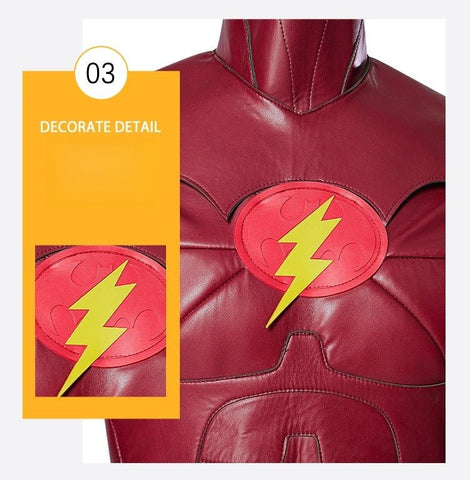 The Flash Movie Cosplay Costume - Complete Parallel Universe Edition Suit for Men's Role Play & Halloween - Coscosmos