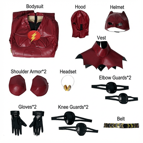 The Flash Movie Cosplay Costume - Complete Parallel Universe Edition Suit for Men's Role Play & Halloween - Coscosmos