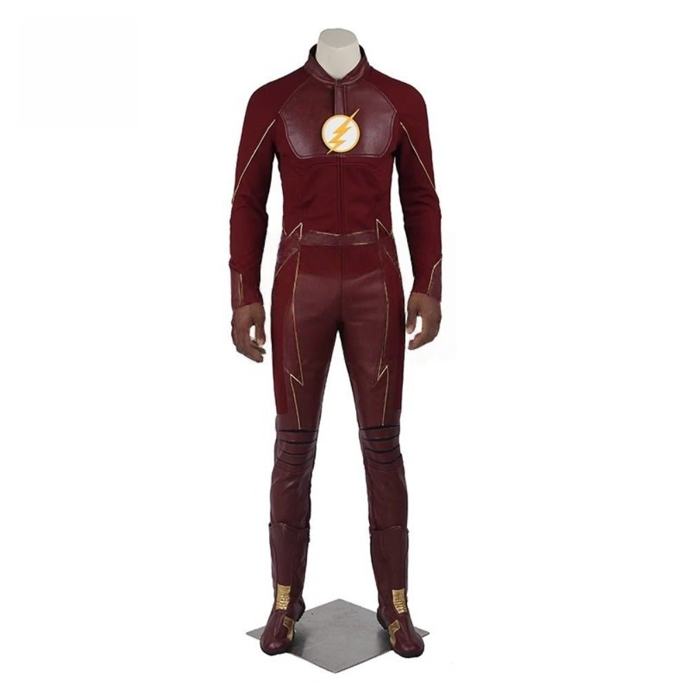 The Flash Season 2 Barry Allen Full Cosplay Costume Suit - Coscosmos