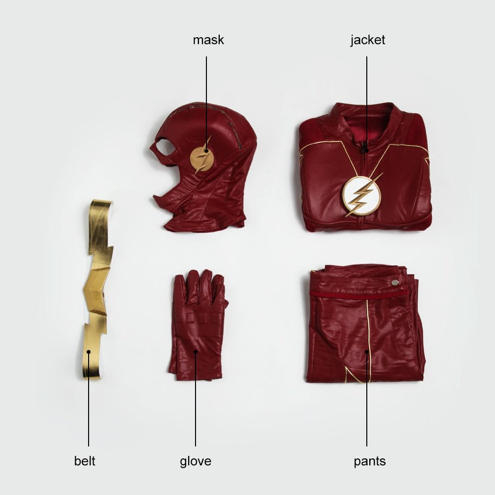 The Flash Season 4 Barry Allen Cosplay Costume – TV Show Accurate Speedster Suit - Coscosmos