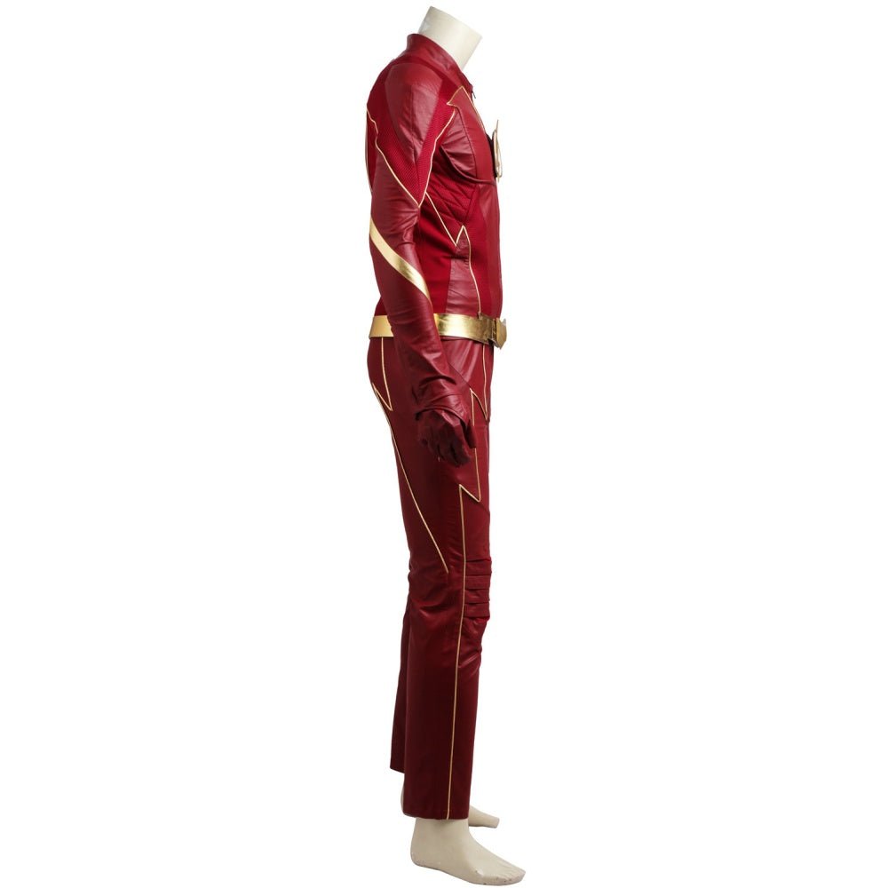 The Flash Season 4 Barry Allen Cosplay Costume – TV Show Accurate Speedster Suit - Coscosmos