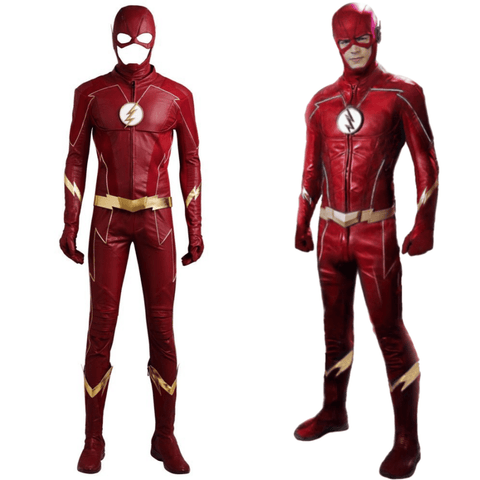 The Flash Season 4 Barry Allen Cosplay Costume – TV Show Accurate Speedster Suit - Coscosmos