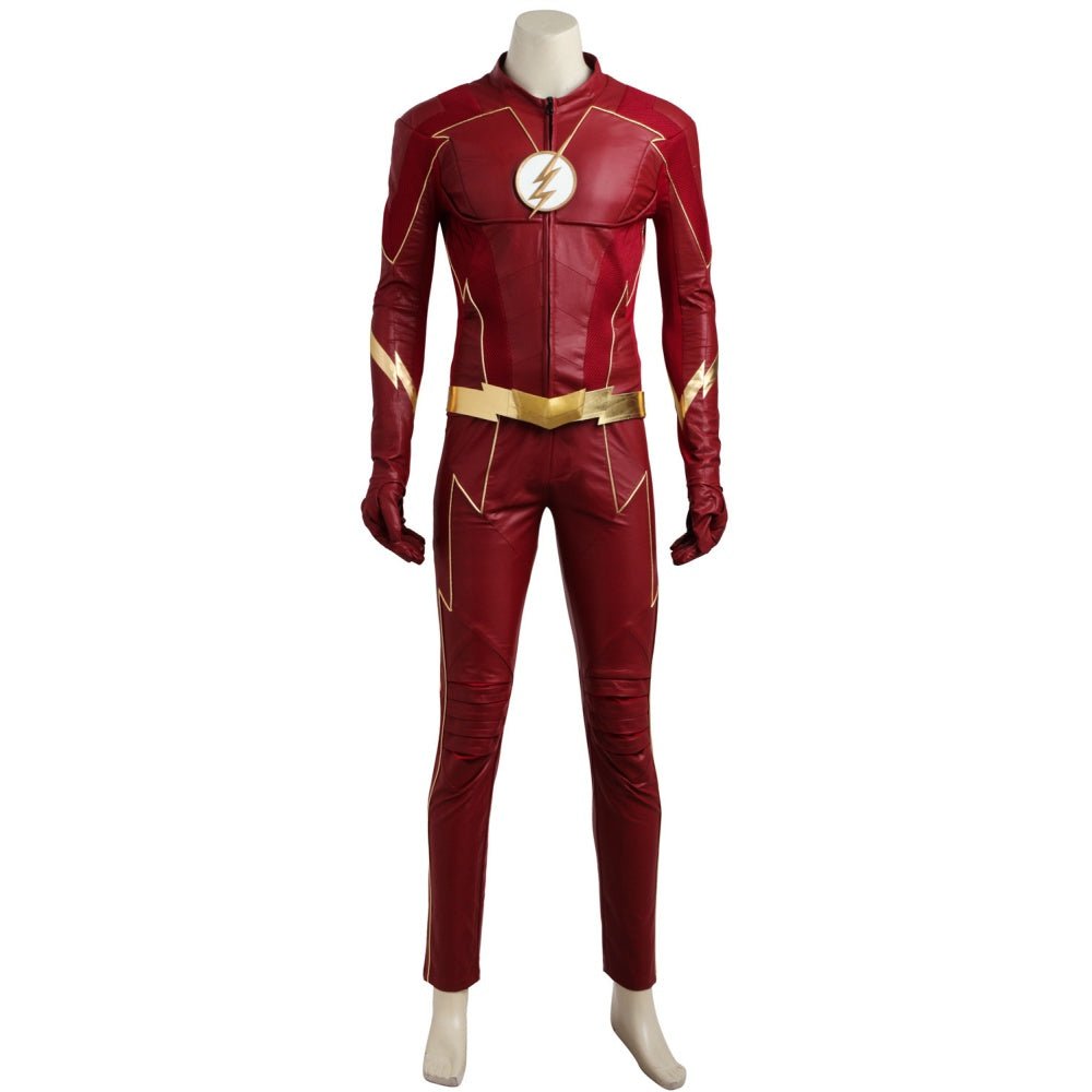 The Flash Season 4 Barry Allen Cosplay Costume – TV Show Accurate Speedster Suit - Coscosmos
