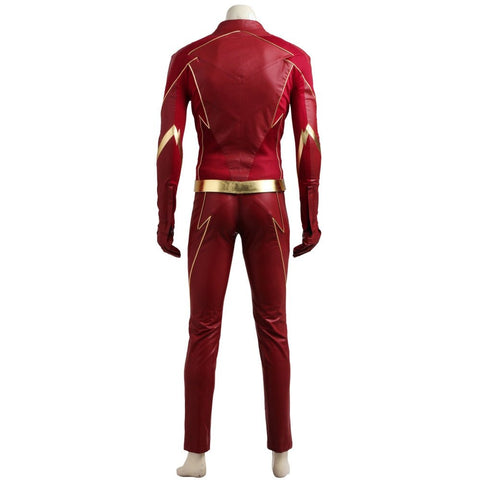 The Flash Season 4 Barry Allen Cosplay Costume – TV Show Accurate Speedster Suit - Coscosmos