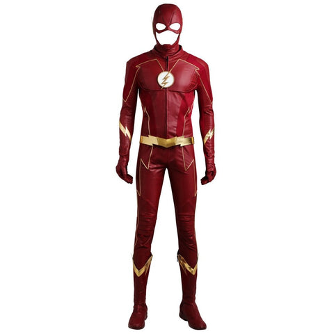 The Flash Season 4 Barry Allen Cosplay Costume – TV Show Accurate Speedster Suit - Coscosmos