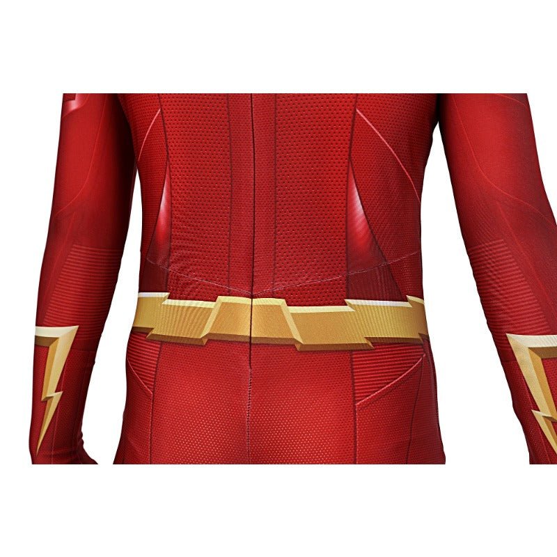 The Flash Season 5 Barry Allen Cosplay Costume Jumpsuit Mask Full Set 3D Print - Coscosmos