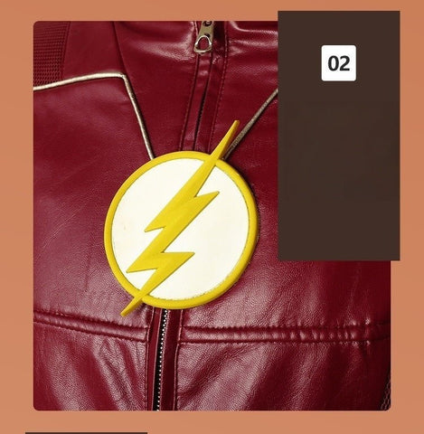 The Flash TV Series Barry Allen Season 4 Cosplay Costume Suit With Shoes - Official Design for Men - Coscosmos