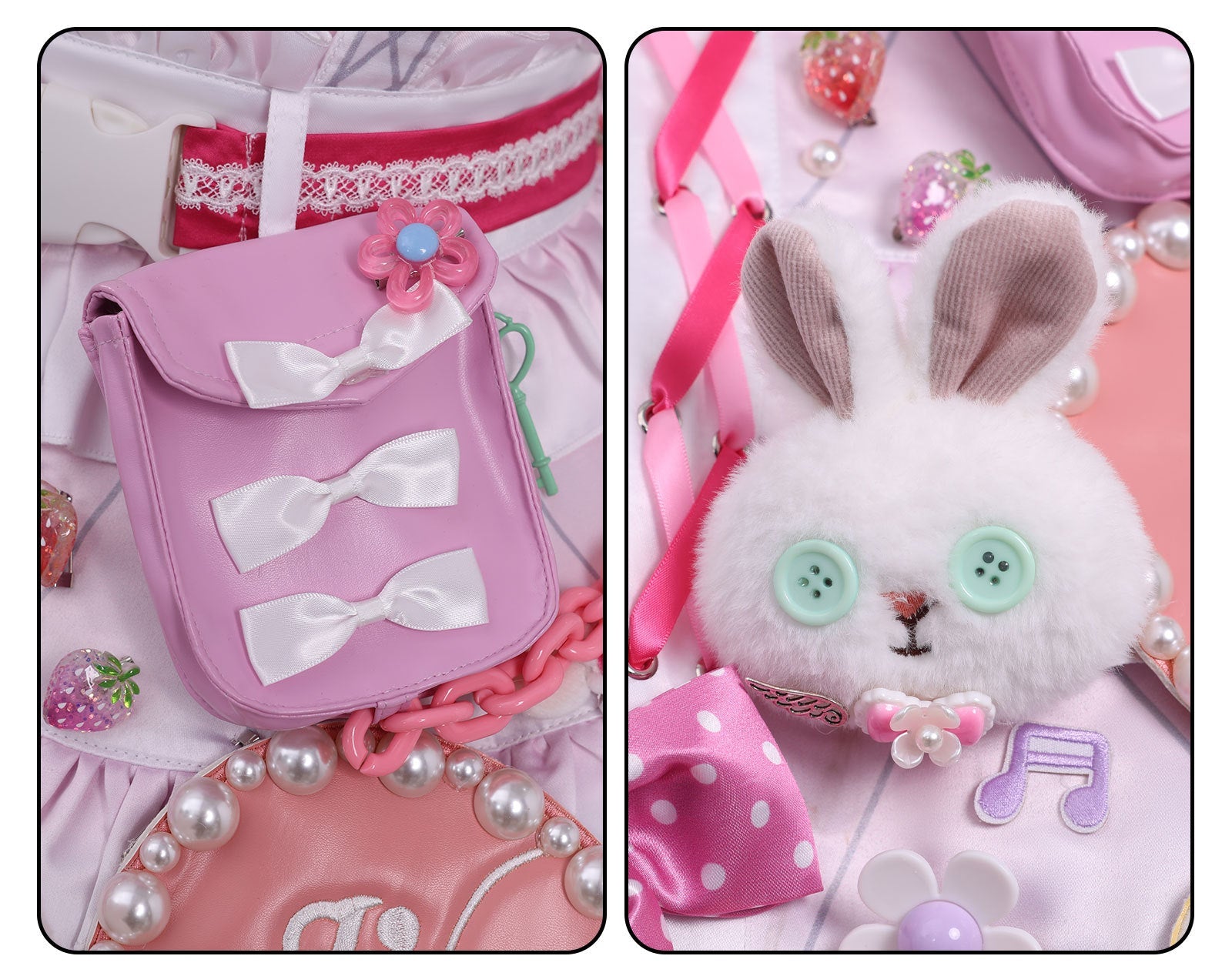 THE IDOLM@STER SHINY COLORS Suzuki Hana Lolita Cosplay Costume - Coscosmos