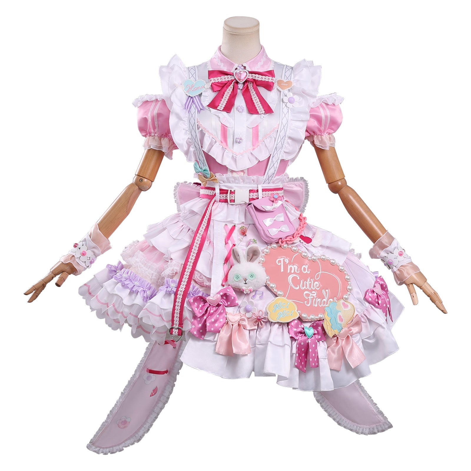 THE IDOLM@STER SHINY COLORS Suzuki Hana Lolita Cosplay Costume - Coscosmos