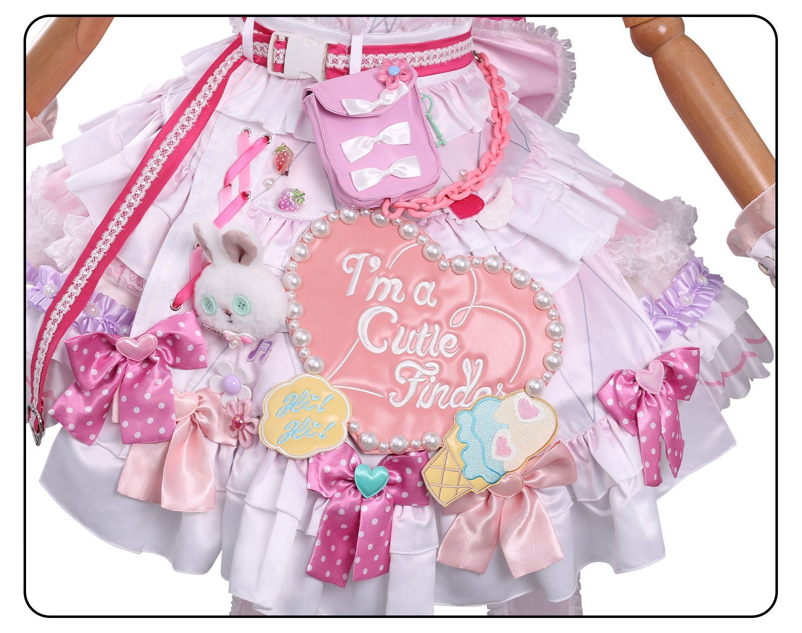 THE IDOLM@STER SHINY COLORS Suzuki Hana Lolita Cosplay Costume - Coscosmos