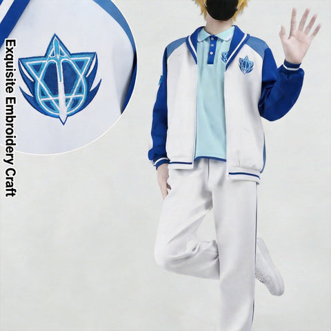 The King's Avatar Blue Rain Team Uniform Cosplay Huang Shaotian Yu Wenzhou - Coscosmos