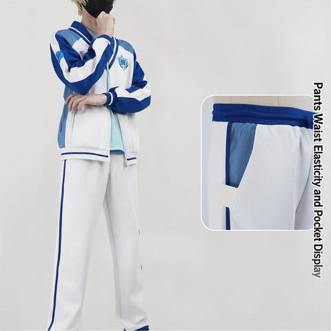 The King's Avatar Blue Rain Team Uniform Cosplay Huang Shaotian Yu Wenzhou - Coscosmos