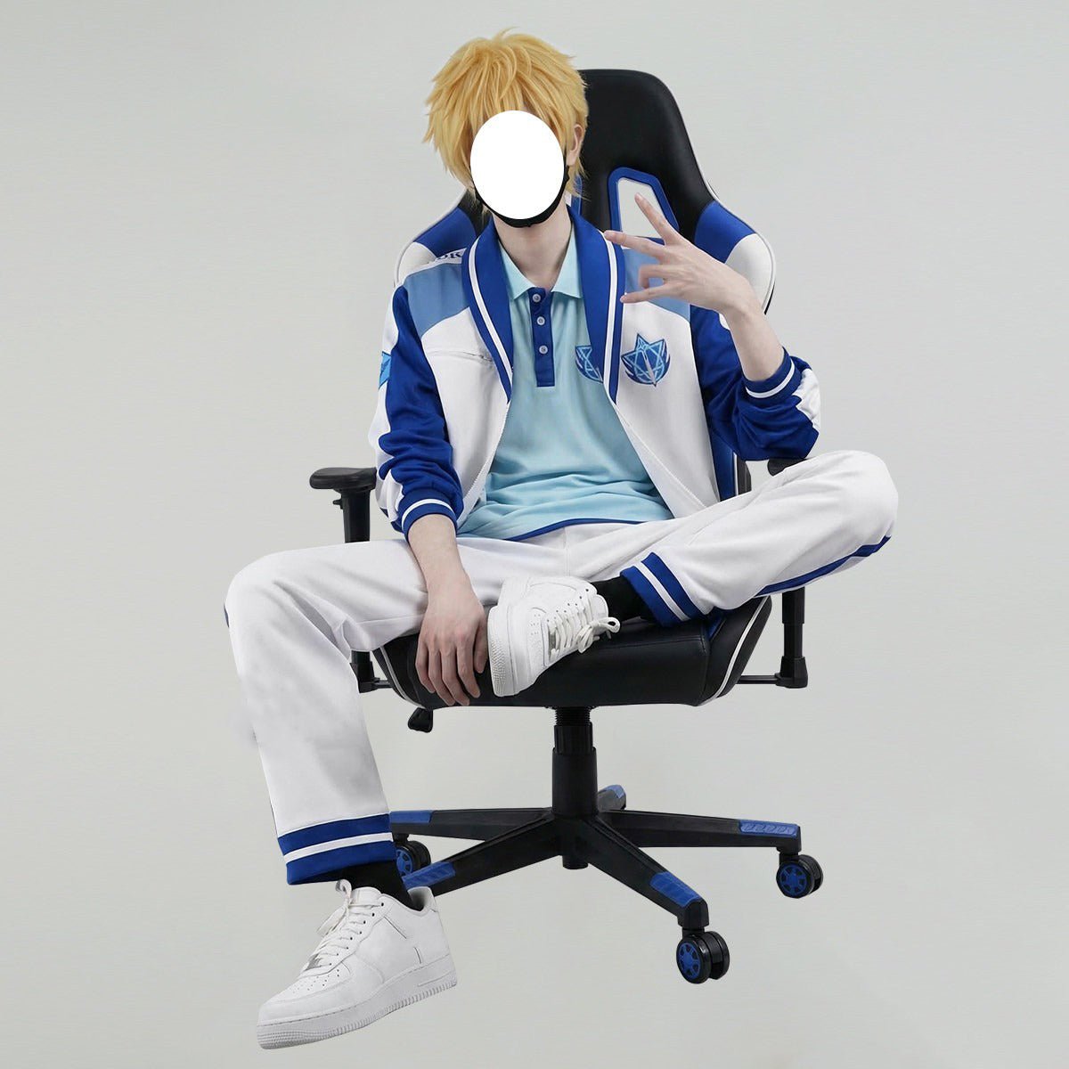 The King's Avatar Blue Rain Team Uniform Cosplay Huang Shaotian Yu Wenzhou - Coscosmos