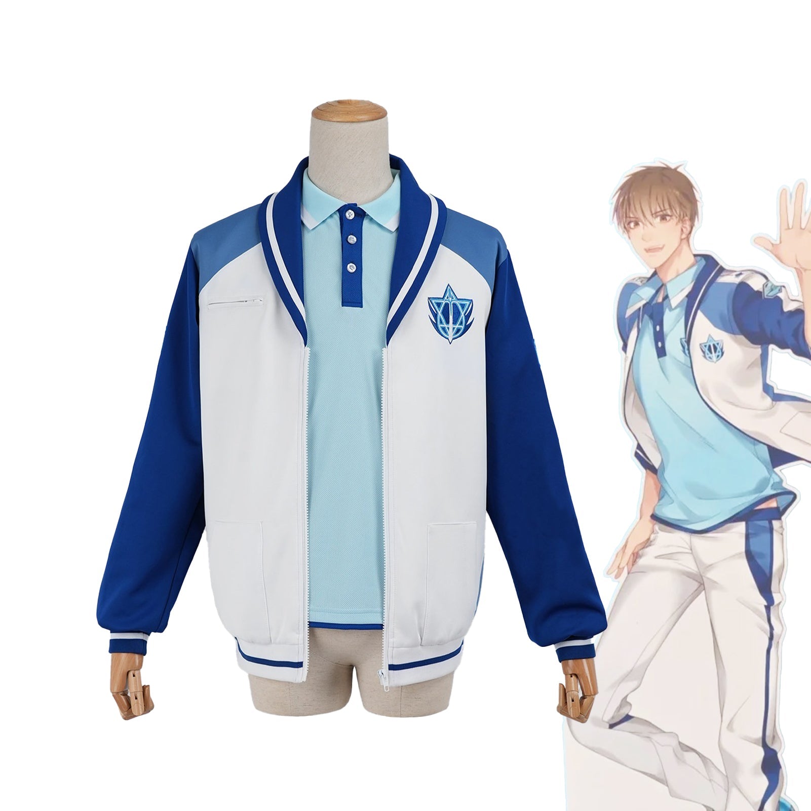 The King's Avatar Blue Rain Team Uniform Cosplay Huang Shaotian Yu Wenzhou - Coscosmos