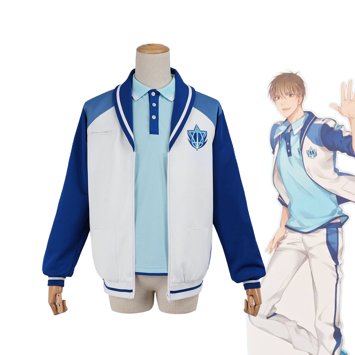 The King's Avatar Blue Rain Team Uniform Cosplay Huang Shaotian Yu Wenzhou - Coscosmos
