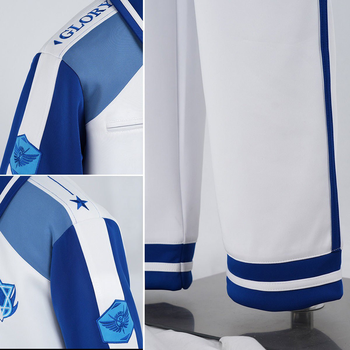 The King's Avatar Blue Rain Team Uniform Cosplay Huang Shaotian Yu Wenzhou - Coscosmos
