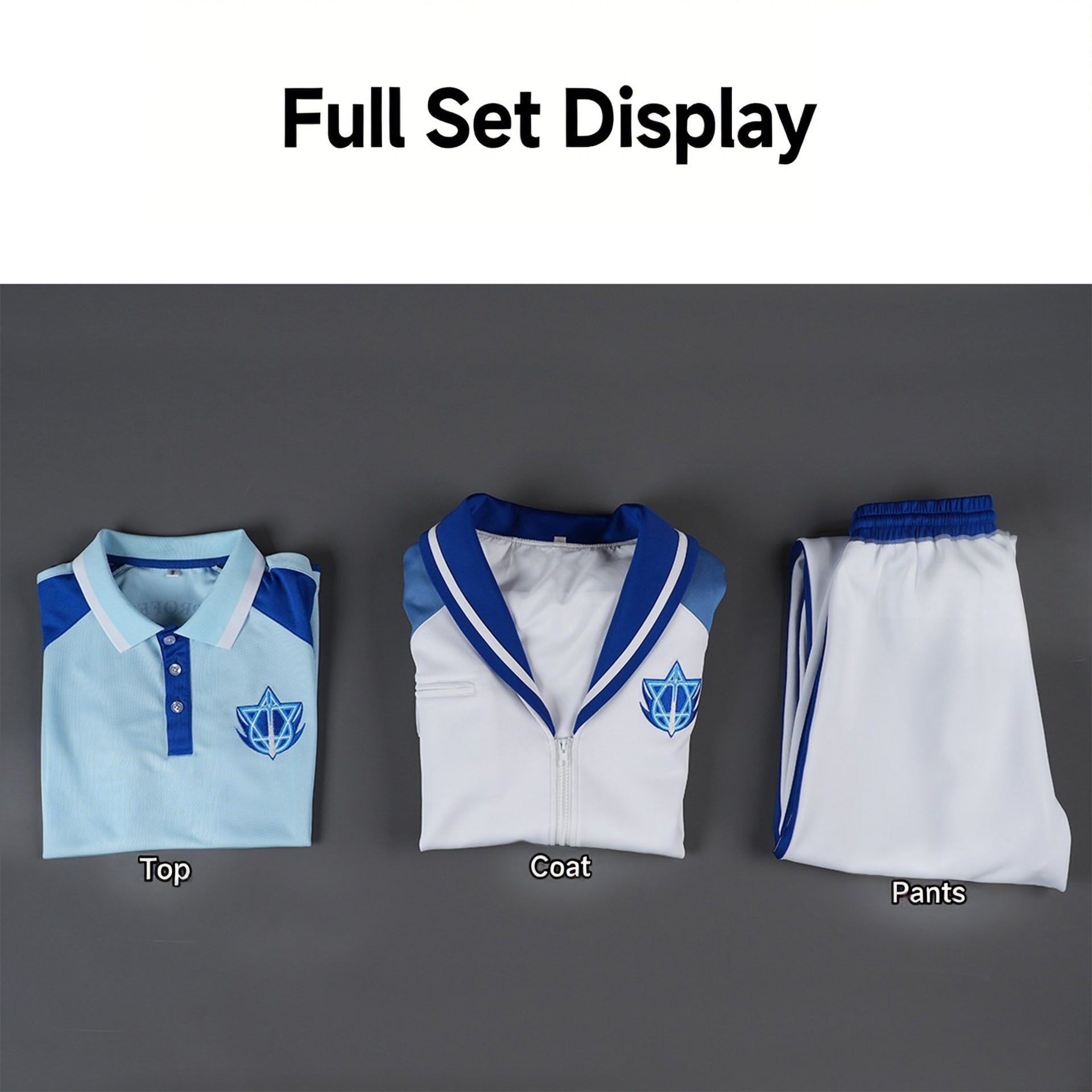The King's Avatar Blue Rain Team Uniform Cosplay Huang Shaotian Yu Wenzhou - Coscosmos