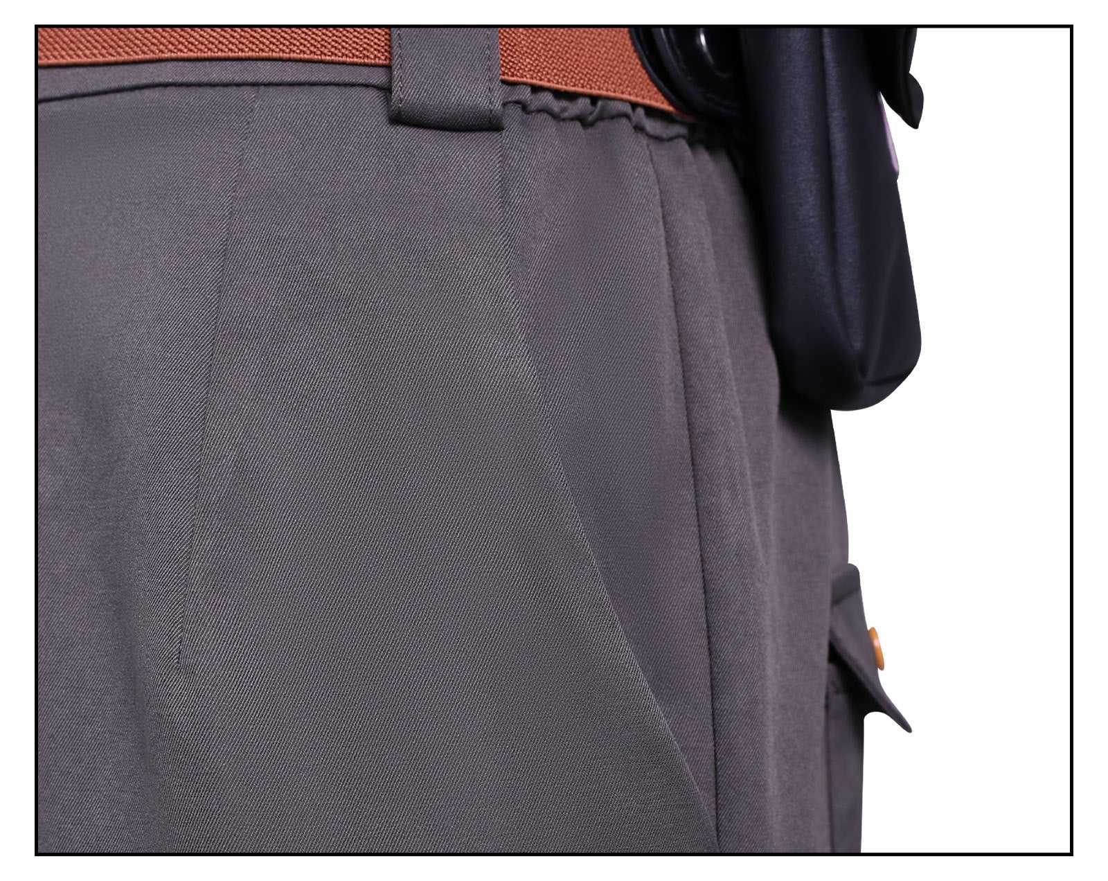 The Legend of Luo Xiao - Hei 2 Luye Leather Workwear Jacket Cosplay Costume - Coscosmos