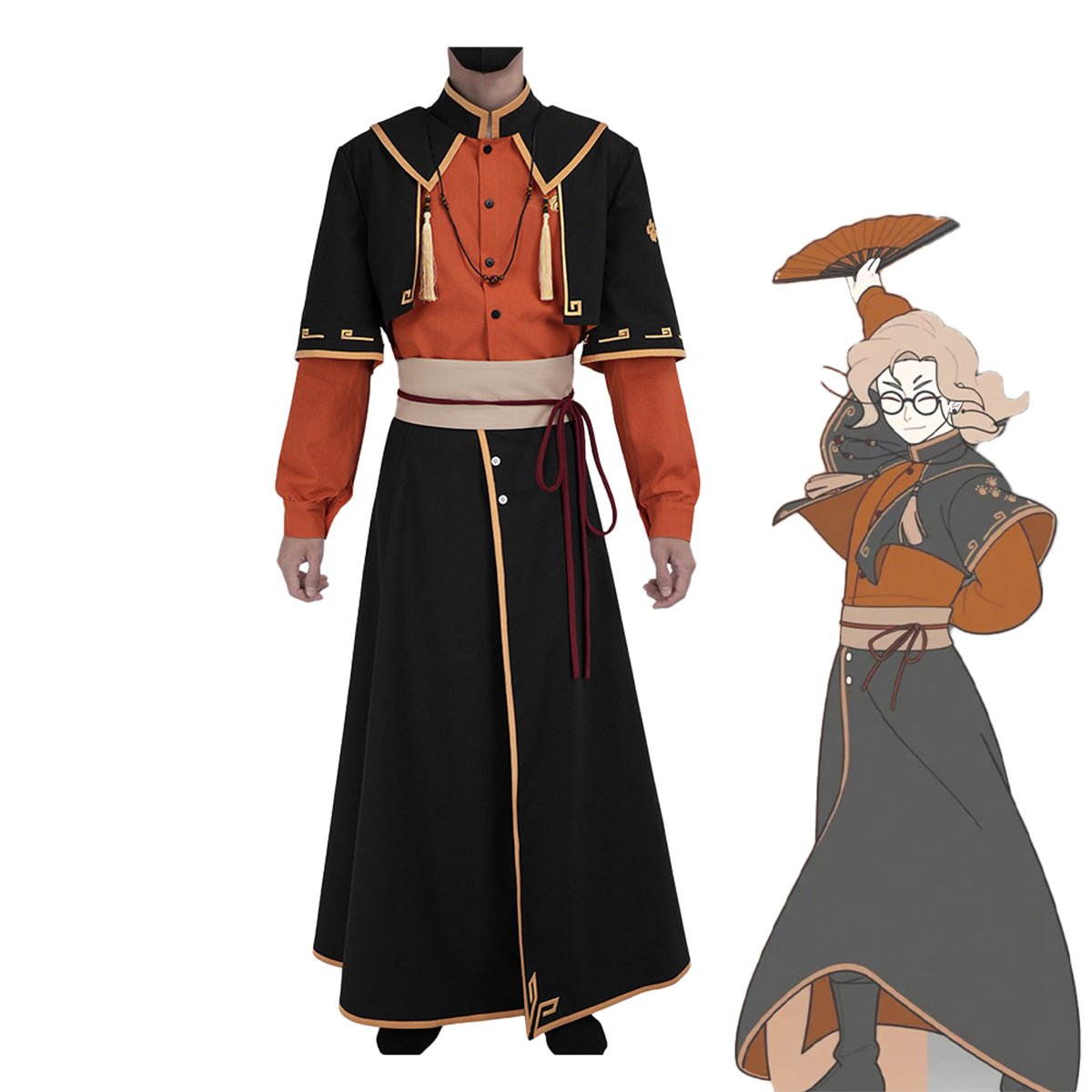 The Legend of Luo Xiao - Hei Blue Creek Ximuzi Cosplay Costume Outfit for Anime Fans and Cosplayers - Coscosmos