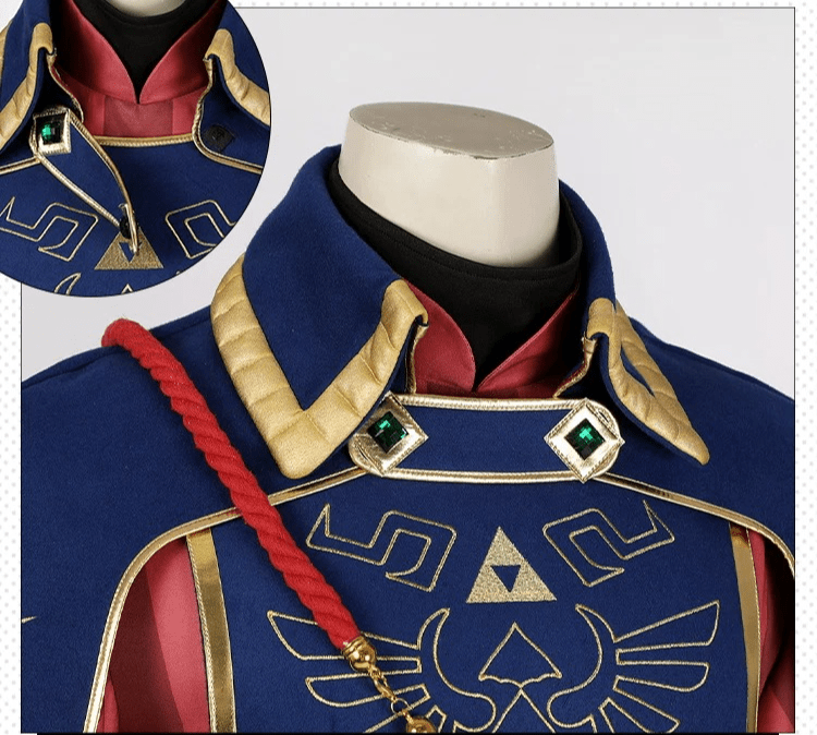 The Legend of Zelda: Tears of the Kingdom Link Royal Guard Cosplay Costume - Coscosmos