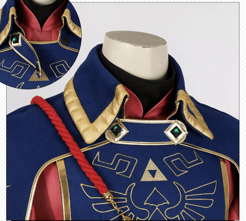 The Legend of Zelda: Tears of the Kingdom Link Royal Guard Cosplay Costume - Coscosmos