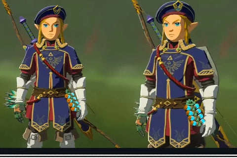 The Legend of Zelda: Tears of the Kingdom Link Royal Guard Cosplay Costume - Coscosmos
