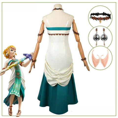 The Legend of Zelda: Tears of the Kingdom Princess Zelda Cosplay Costume - Coscosmos