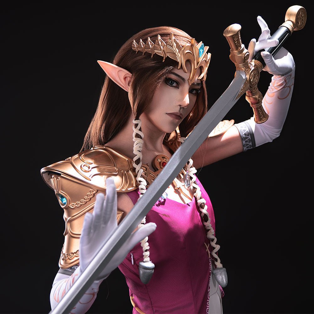The Legend of Zelda: Twilight Princess Princess Zelda Cosplay Dress Full Royal Outfit - Coscosmos