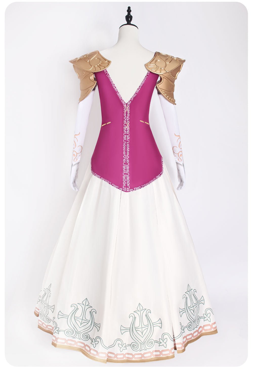 The Legend of Zelda: Twilight Princess Princess Zelda Cosplay Dress Full Royal Outfit - Coscosmos