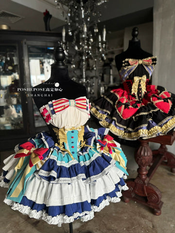 The Little Prince Theater Edition “Repaying Kindness” Off - Shoulder Feather Sequin Mini Dress – Elegant Performance Costume, Birthday Party Outfit, Fashion Mesh Tube Top Dress - Coscosmos
