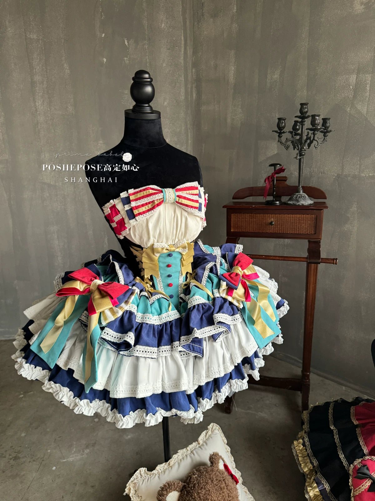 The Little Prince Theater Edition “Repaying Kindness” Off - Shoulder Feather Sequin Mini Dress – Elegant Performance Costume, Birthday Party Outfit, Fashion Mesh Tube Top Dress - Coscosmos