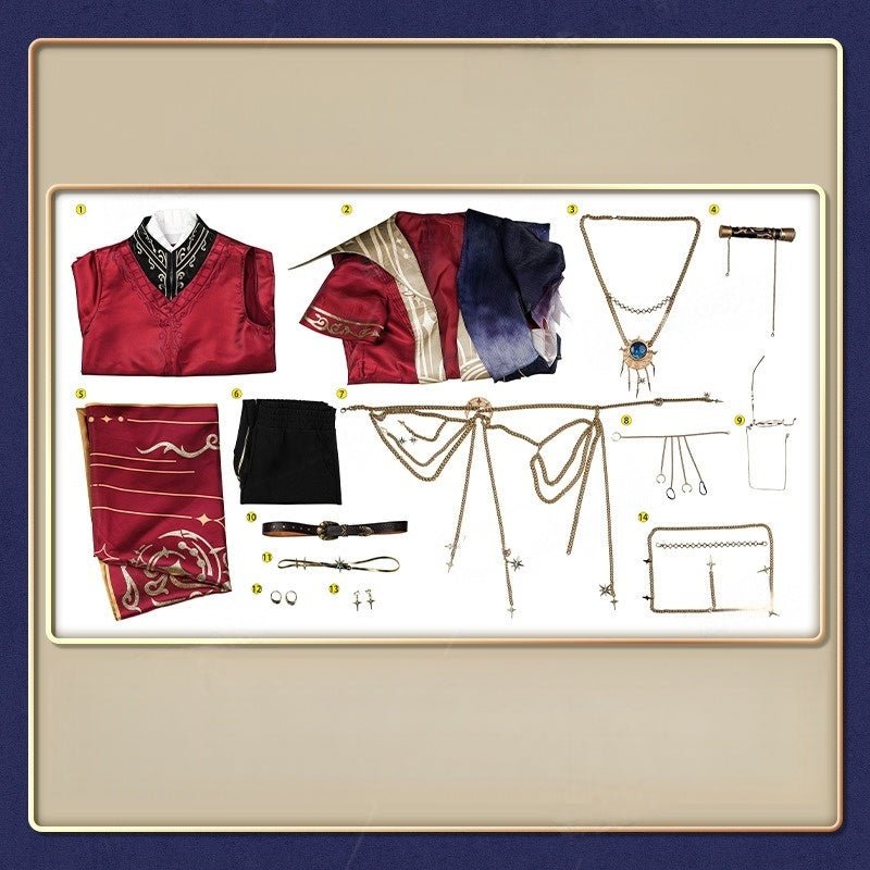 The Luminary Philip the Wax Artist Cosplay Costume Complete Set from Identity V - Coscosmos