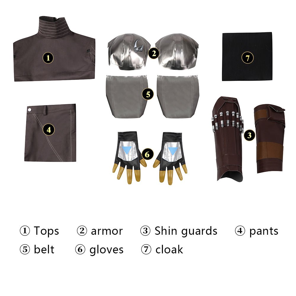 The Mandalorian Season 3 Din Djarin Cosplay Costume - Coscosmos