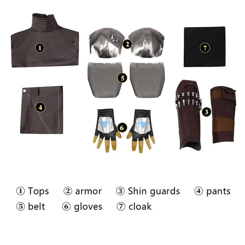The Mandalorian Season 3 Din Djarin Cosplay Costume - Coscosmos