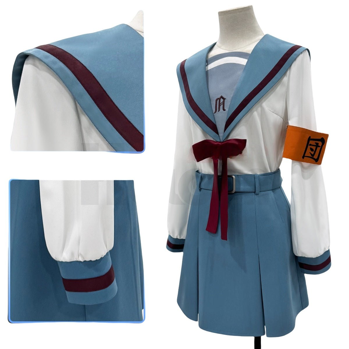 The Melancholy of Haruhi Suzumiya North High School Uniform Cosplay Costume - Anime Cosplay Outfit - Coscosmos