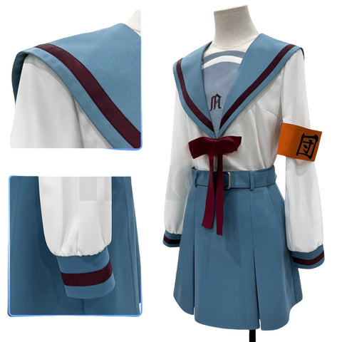 The Melancholy of Haruhi Suzumiya North High School Uniform Cosplay Costume - Anime Cosplay Outfit - Coscosmos