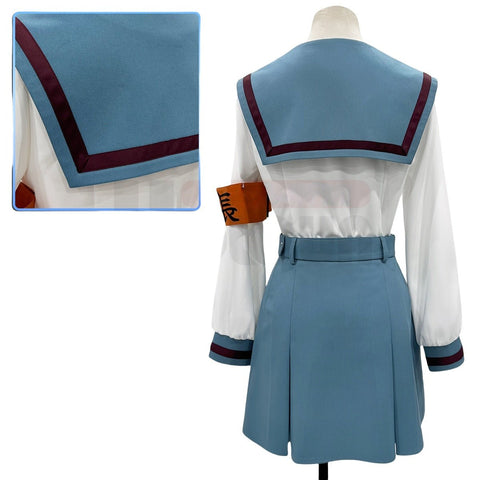 The Melancholy of Haruhi Suzumiya North High School Uniform Cosplay Costume - Anime Cosplay Outfit - Coscosmos