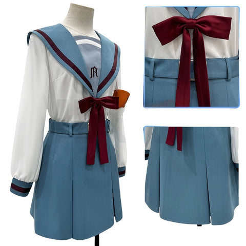The Melancholy of Haruhi Suzumiya North High School Uniform Cosplay Costume - Anime Cosplay Outfit - Coscosmos