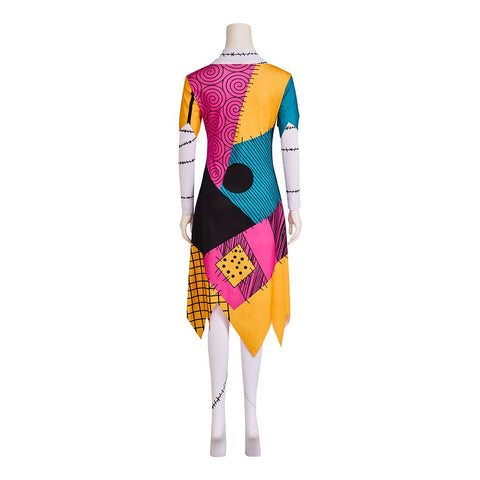 The Nightmare Before Christmas Sally Patchwork Dress - Coscosmos