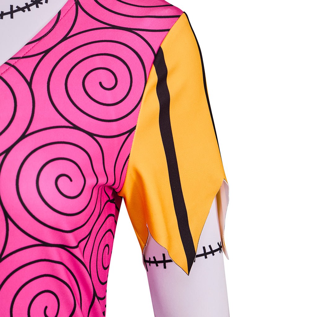 The Nightmare Before Christmas Sally Patchwork Dress - Coscosmos