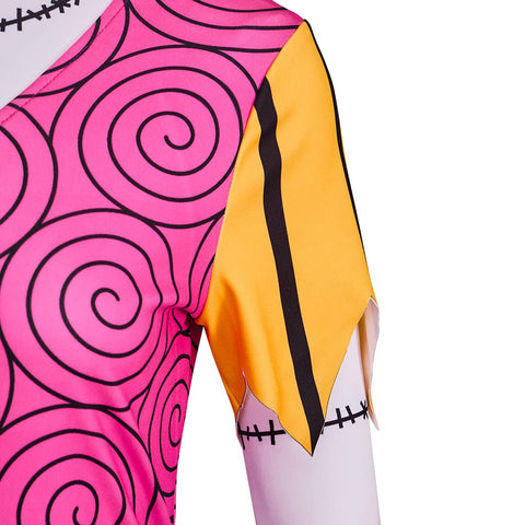 The Nightmare Before Christmas Sally Patchwork Dress - Coscosmos