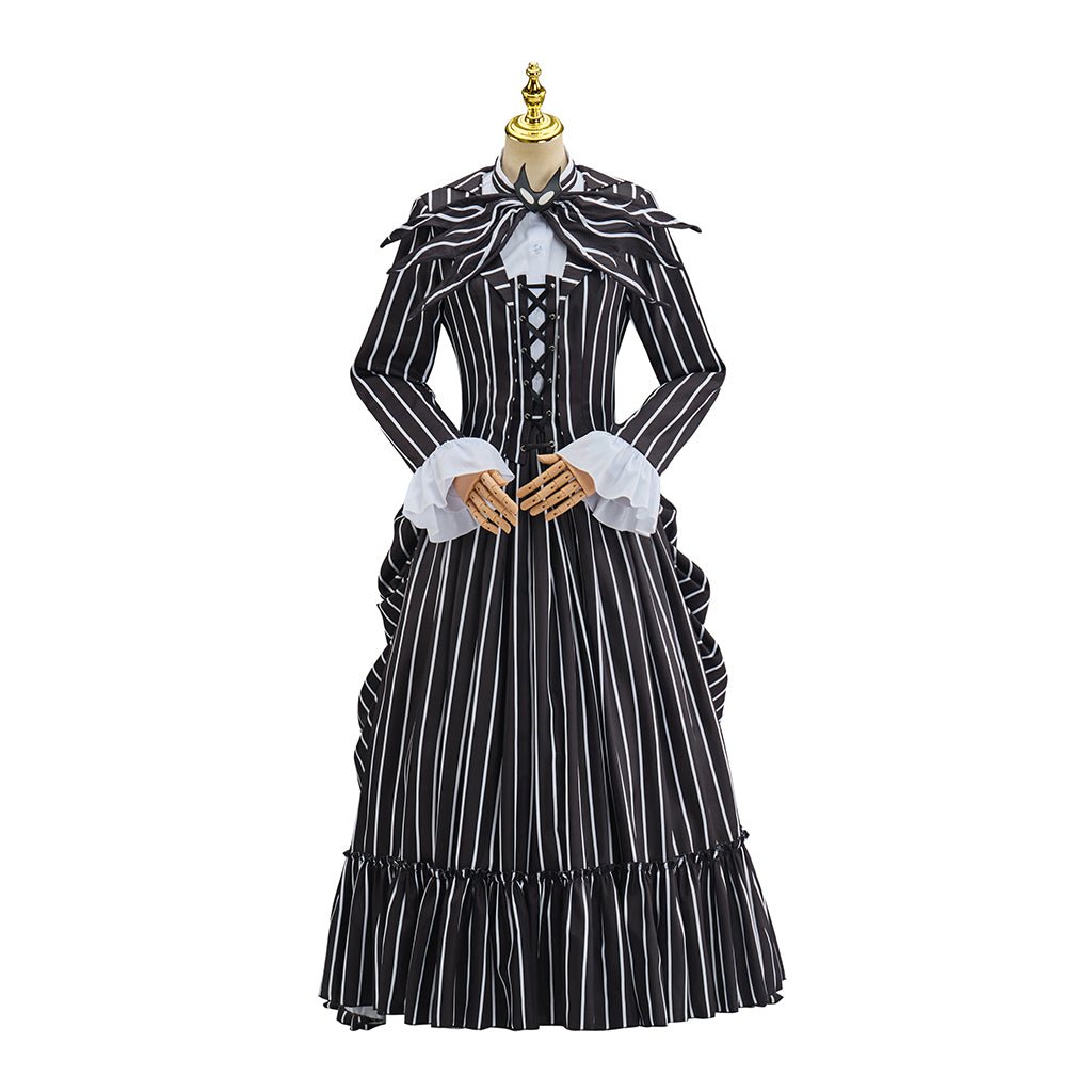 The Nightmare Before Christmas Serises Jack and Sally Cosplay Costume Set - Coscosmos