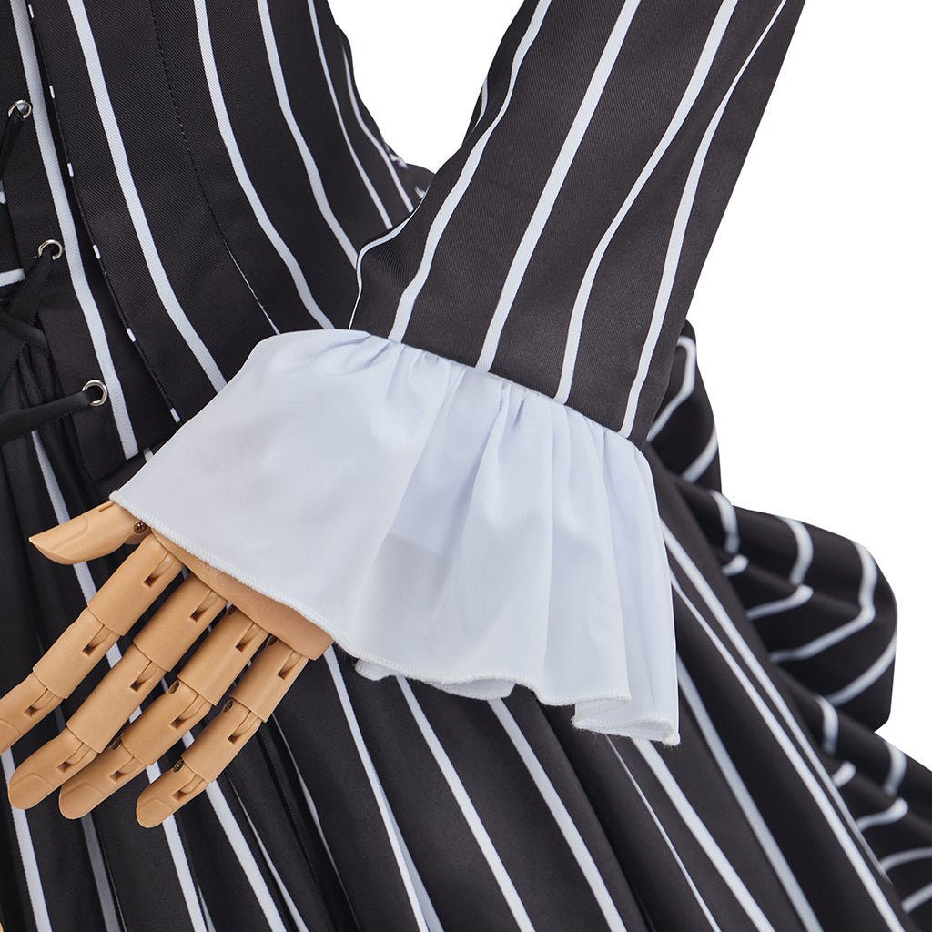 The Nightmare Before Christmas Serises Jack and Sally Cosplay Costume Set - Coscosmos