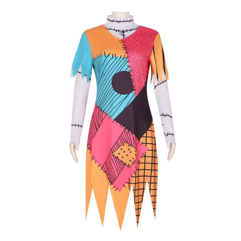 The Nightmare Before Christmas Serises Jack and Sally Cosplay Costume Set - Coscosmos
