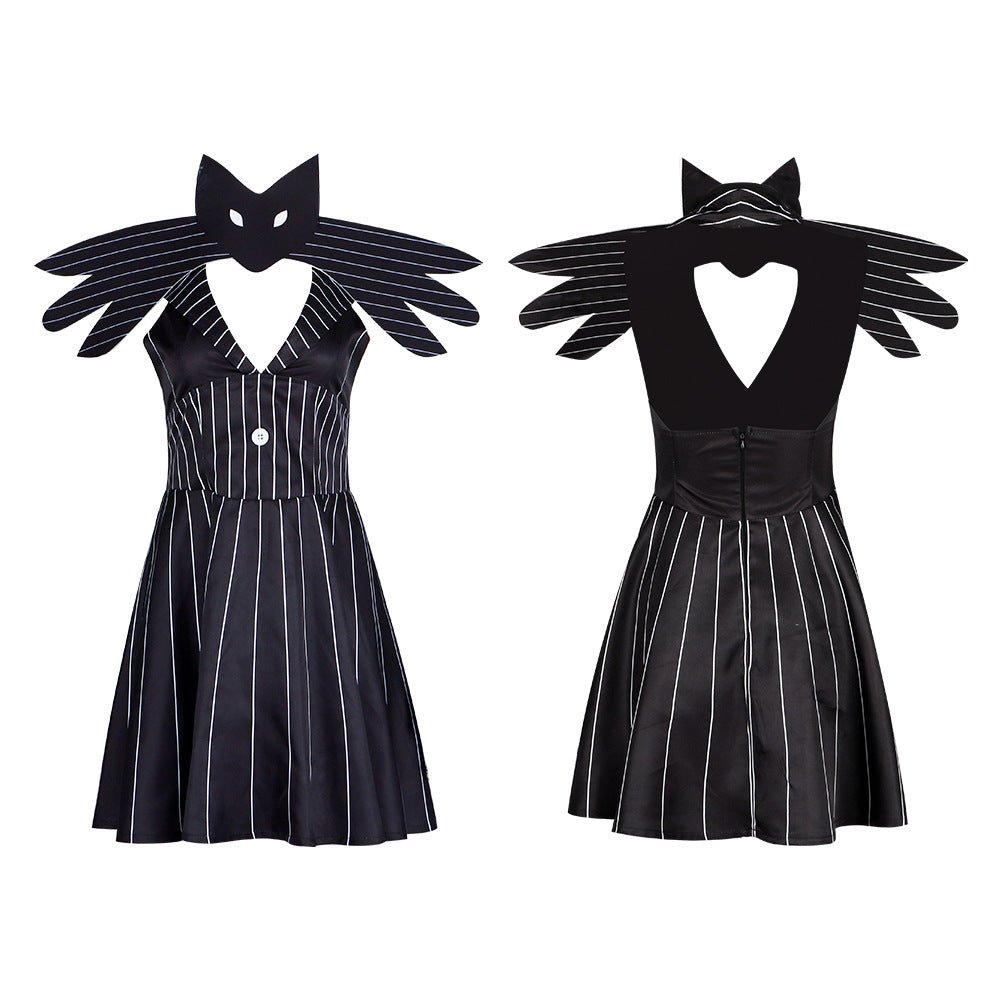 The Nightmare Before Christmas Serises Jack and Sally Cosplay Costume Set - Coscosmos