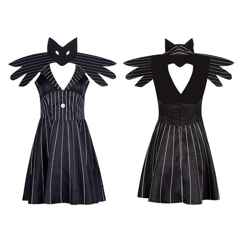 The Nightmare Before Christmas Serises Jack and Sally Cosplay Costume Set - Coscosmos