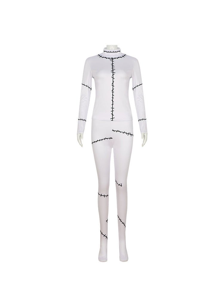 The Nightmare Before Christmas Serises Jack and Sally Cosplay Costume Set - Coscosmos