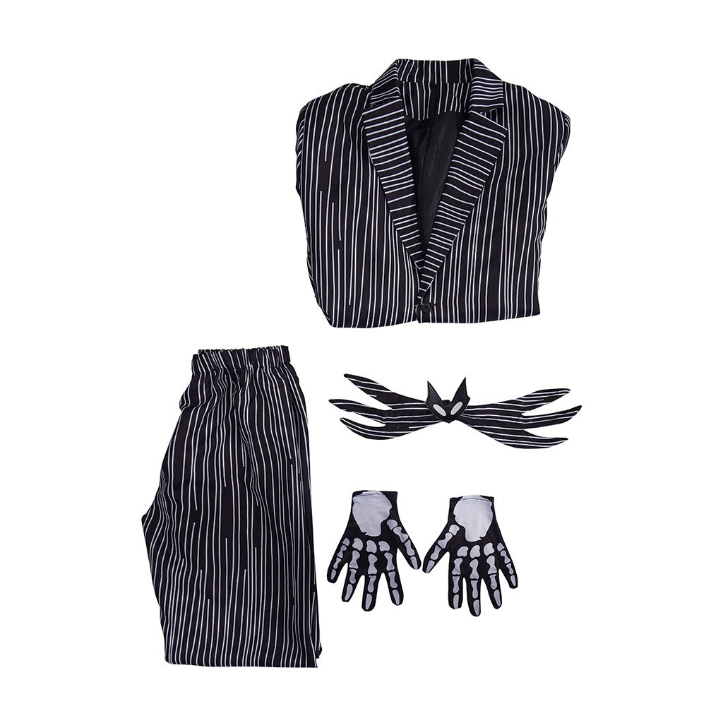 The Nightmare Before Christmas Serises Jack and Sally Cosplay Costume Set - Coscosmos